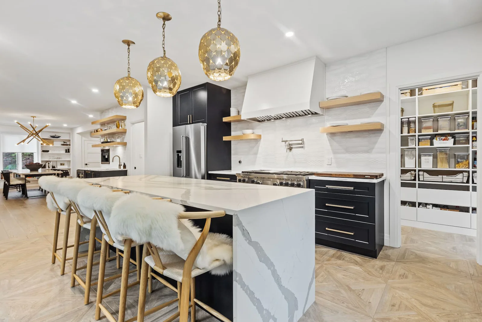 Bright kitchen and living space from Cervantage’s current homepage