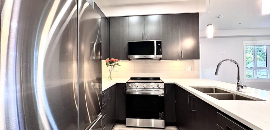 JACOB – CENTRAL ABBOTSFORD – BRAND NEW CORNER UNIT 2 BED, 2 BATH CONDO