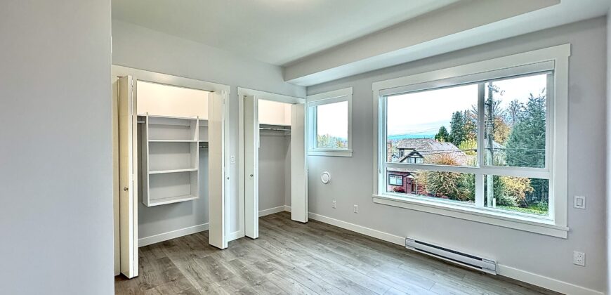 JACOB – CENTRAL ABBOTSFORD – BRAND NEW CORNER UNIT 2 BED, 2 BATH CONDO