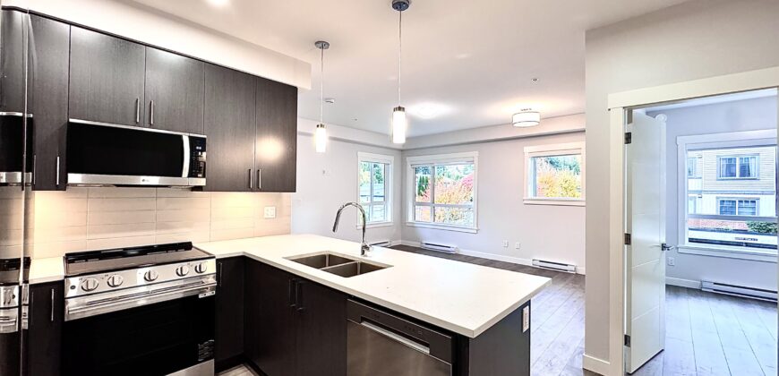 JACOB – CENTRAL ABBOTSFORD – BRAND NEW CORNER UNIT 2 BED, 2 BATH CONDO