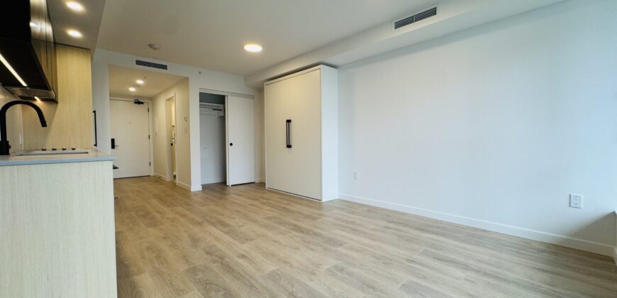 CENTRAL CITY – BRAND NEW 0 BED 1 BATH FURNISHED STUDIO