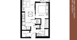 LANGLEY – UNITY – 1 BEDROOM + FLEX, 1 BATHROOM CONDO