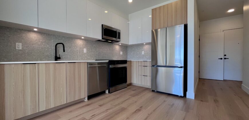 LANGLEY – UNITY – BRAND NEW JUNIOR 2 BEDROOM, 1 BATHROOM 5th FLOOR CONDO