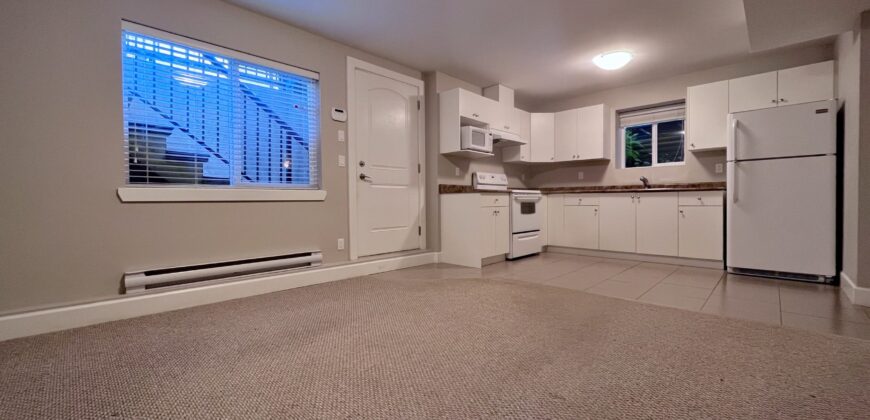 LANGLEY – WILLOUGHBY HEIGHTS – 2 BEDROOM, 1 BATHROOM BASEMENT SUITE
