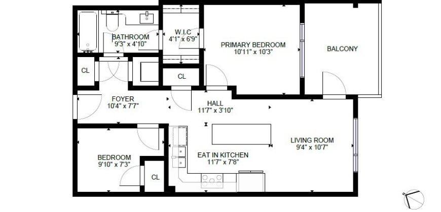 LANGLEY – WALNUT PARK – 2 JUNIOR BEDROOMS, 1 BATHROOM CONDO